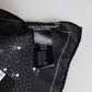 Black White Printed Square Men Foulard Scarf