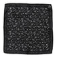 Black White Printed Square Men Foulard Scarf