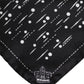 Black White Printed Square Men Foulard Scarf