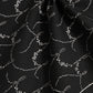 Black White Printed Square Foulard Scarf