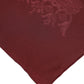 Maroon Silk Crown Square Men Foulard Scarf