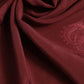 Maroon Silk Crown Square Men Foulard Scarf