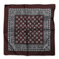 Bordeaux Bandana Silk Square Handkerchief Scarf