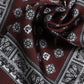 Bordeaux Bandana Silk Square Handkerchief Scarf