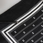 Black White Printed Silk Square Foulard Scarf