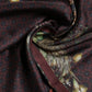 Brown Peacock Print Square Men Foulard Scarf