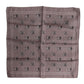 Brown Animal Print Square Foulard Scarf