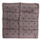 Brown Animal Print Square Foulard Scarf