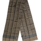 Brown Printed Neck Warmer Men Foulard Scarf