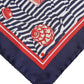Multicolor Seashells Square Men Foulard Scarf