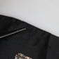 Black Brown Patterned Square Foulard Scarf