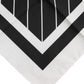 Black White DG Logo Square Men Foulard Scarf