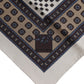 Multicolor Patterned Square Men Foulard Scarf