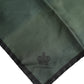 Green DG Crown Silk Square Men Foulard Scarf
