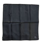 Blue DG Crown Silk Square Men Foulard Scarf