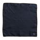 Blue DG Crown Silk Square Men Foulard Scarf