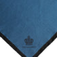 Blue DG Crown Silk Square Men Foulard Scarf