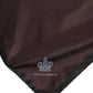 Brown DG Crown Silk Square Men Foulard Scarf