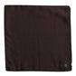 Brown DG Crown Silk Square Men Foulard Scarf