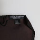 Brown DG Crown Silk Square Men Foulard Scarf