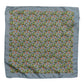 Gray Green Cactus Print Square Foulard Scarf