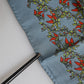Gray Chilis Silk Square Men Foulard Scarf