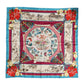 Multicolor Floral Print Square Foulard Scarf