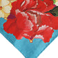 Multicolor Floral Print Square Foulard Scarf