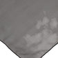 Gray Black Silk Square Women Foulard Scarf