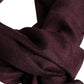 Maroon Cashmere Neck Warmer Wrap Shawl Scarf