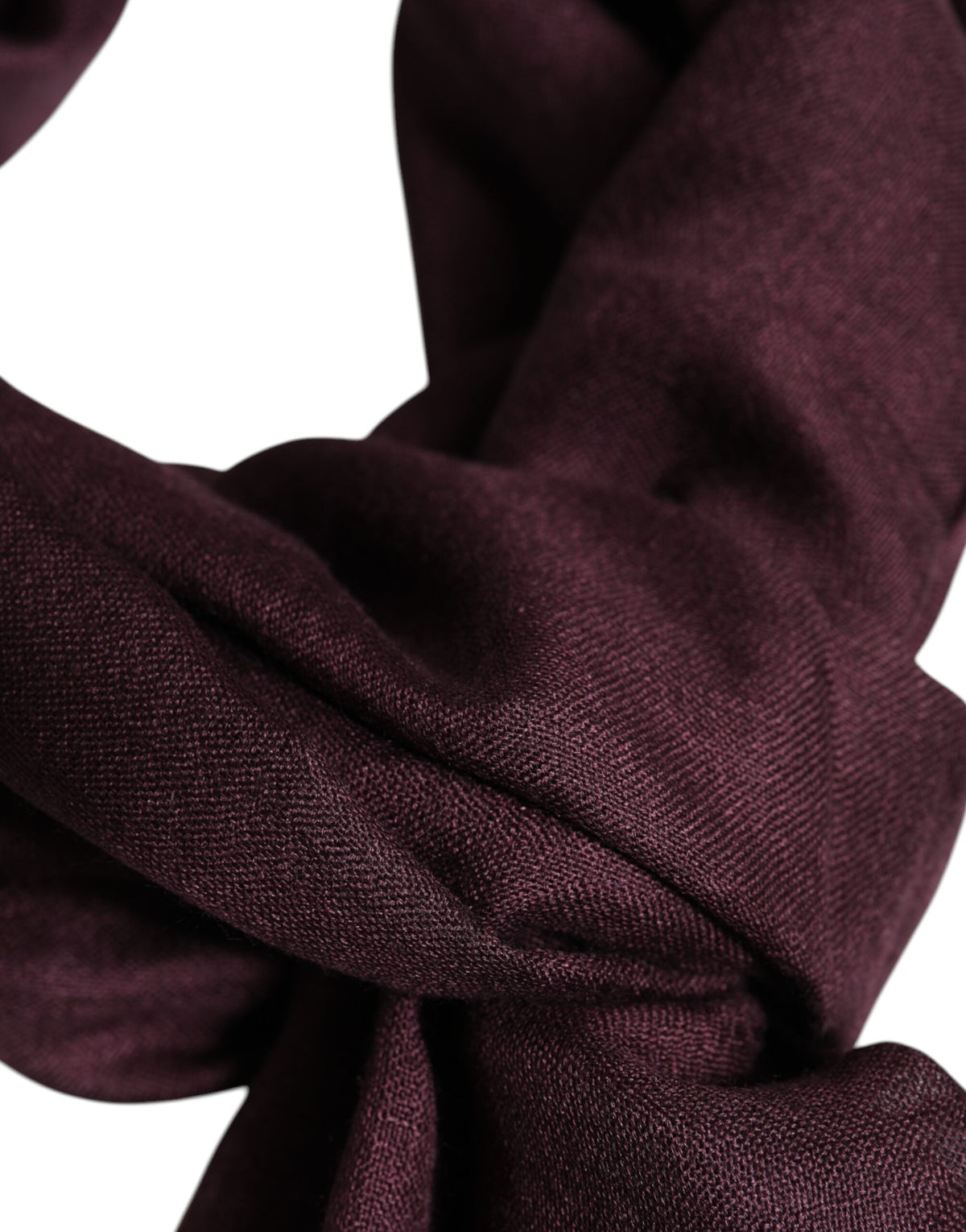 Maroon Cashmere Neck Warmer Wrap Shawl Scarf