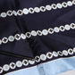 Blue Printed Silk Square Men Foulard Scarf