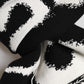Black Logo Neck Warmer Wrap Men Shawl Scarf