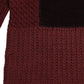 Maroon Black Neck Warmer Wrap Shawl Scarf