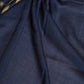 Blue Cashmere Neck Warmer Wrap Shawl Scarf