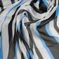 Multicolor Striped Neck Warmer Wrap Scarf