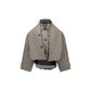Reverse hooded Trench Coat