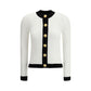 Contrast trim Cardigan