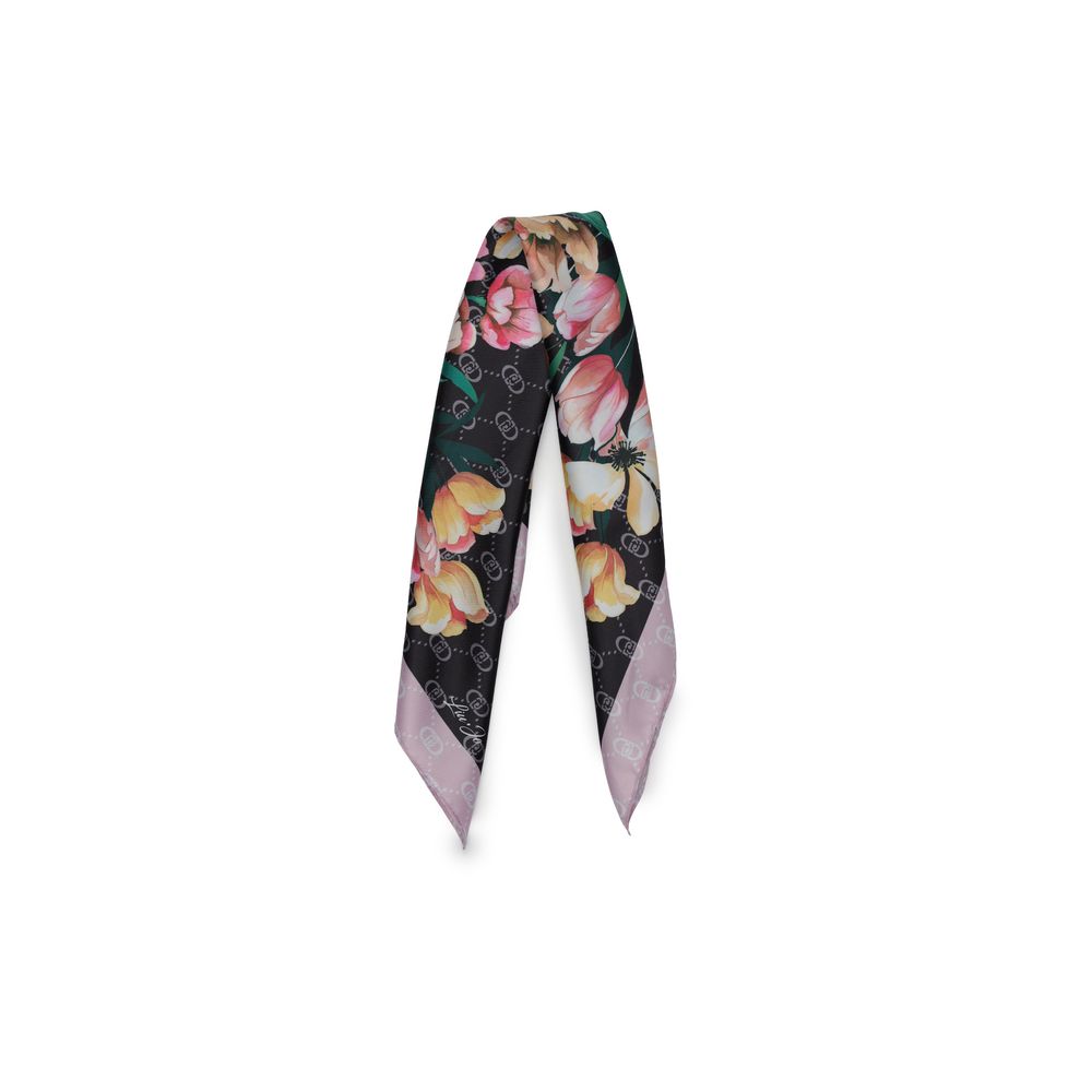 Black Polyester Scarf