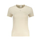 Beige Cotton Tops & T-Shirt