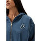 Light Blue Cotton Hoody