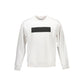 White Cotton Unisex Sweatshirt