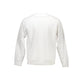 White Cotton Unisex Sweatshirt