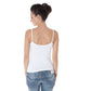 White Cotton Women Tank Top