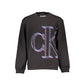 Black Cotton Men Sweater