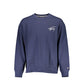 Blue Cotton Men Sweater