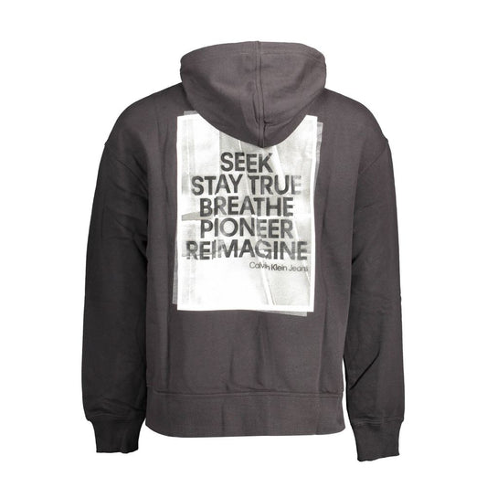 Black Cotton Sweatshirt