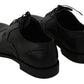 Sleek Black Leather Formal Dress Shoes