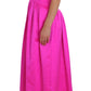 Elegant Silk Full Length Pink Sheath Dress