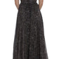 Glamorous Sequined Silk Full-Length Dress